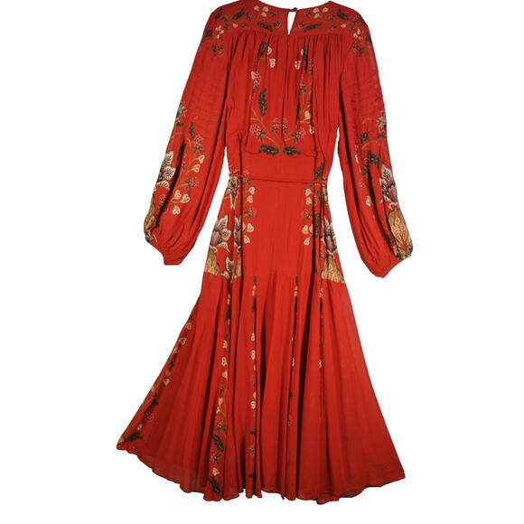 NEW, FARM Rio Long Sleeve Dress in Berry Garden Sz XL #MD1438 - Picture 7 of 12